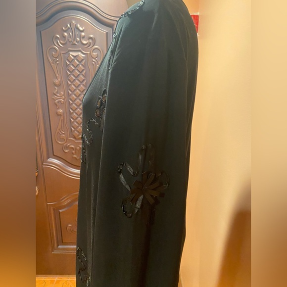 Brand-Sarina Ladies Shirt, Color-Black, Size-XL - Picture 3 of 5